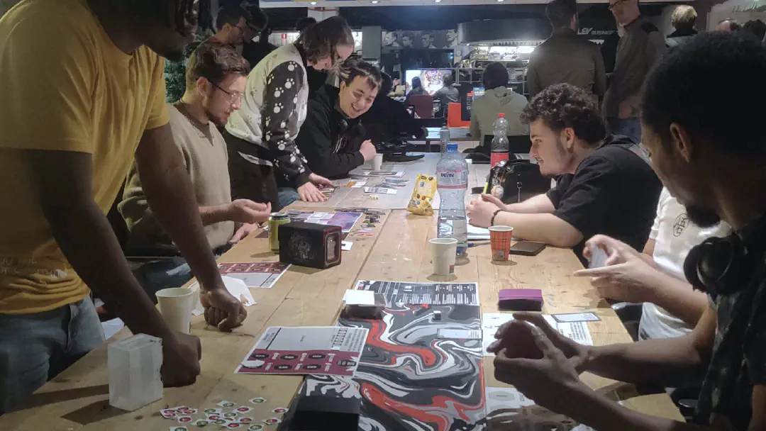 Photograph taken during the 4th edition of the Open Dev Mix.